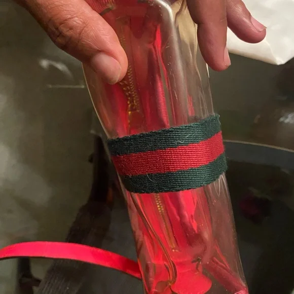 Gucci Ophidia Pink & Green Transparent Convertible Bag - Picture 10 of 17